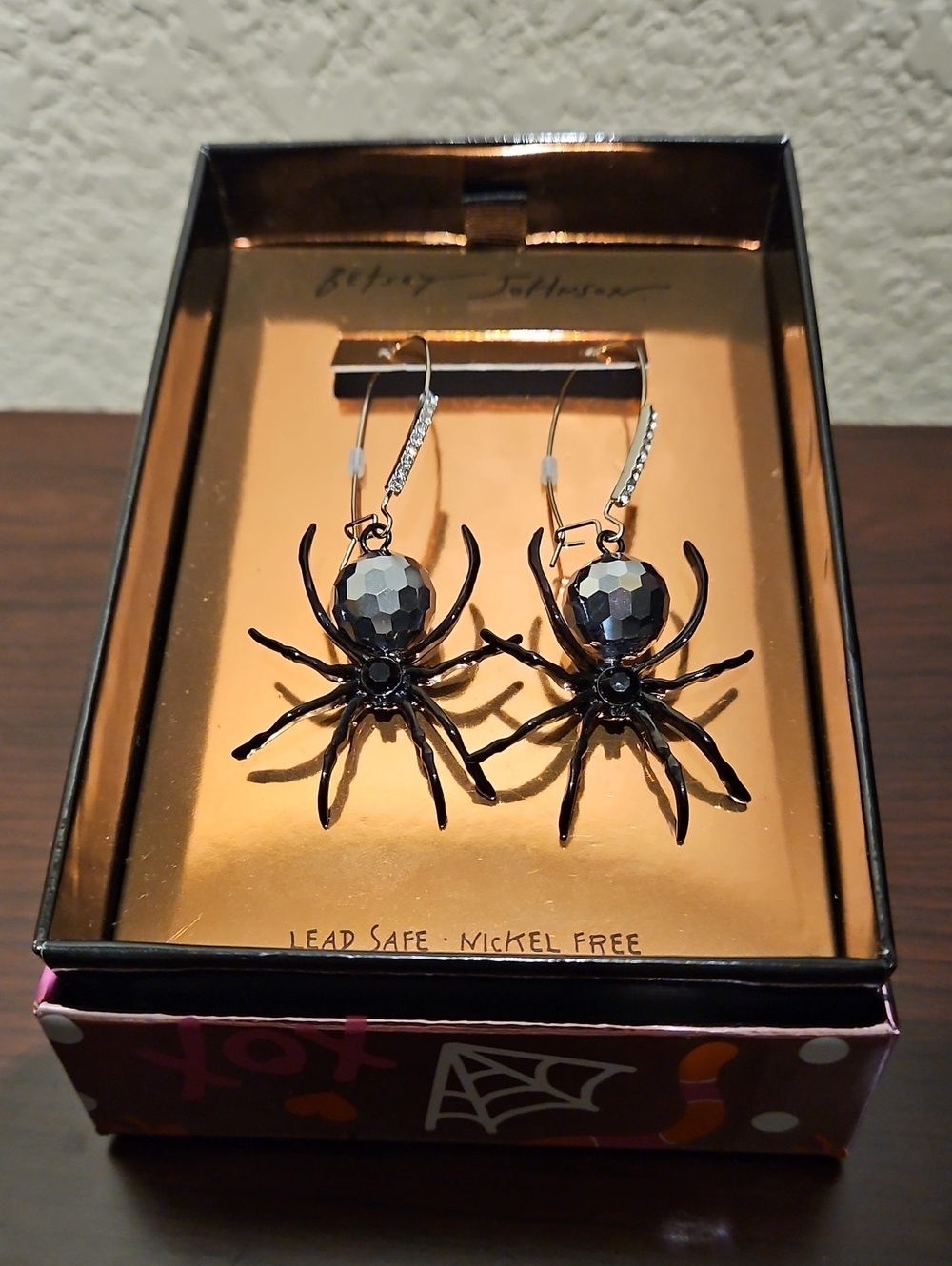 Betsey Johnson - Spider Earrings